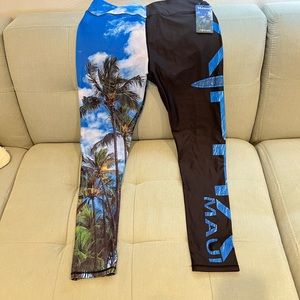 Hawaii Inspired Workout Leggings